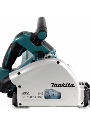 Makita DSP 600 ZJ Akku Tauchsäge 36V (2x 18V) Brushless + Parallelanschlag ( 165447-6 ) + Makpac - ohne Akku, ohne Ladegerät