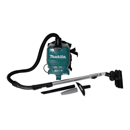 Makita DVC 261 SFX15 Akku Rucksackstaubsauger 36V (2x 18V) 2L Brushless + 2x Akku 3,0Ah + Ladegerät