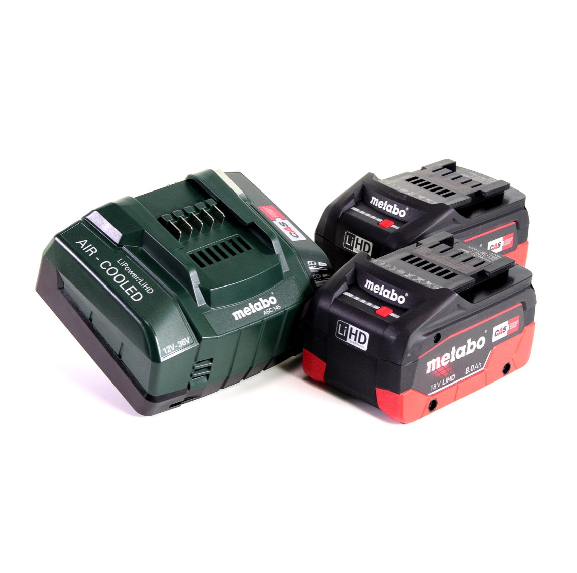 Metabo AHS 18-55 V Akku Heckenschere 18V 53cm + 2x Akku 8,0Ah + Ladegerät