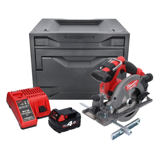 Milwaukee M18 CCS55-401M Akku Handkreissäge 18 V 165 mm + 1x Akku 4,0 Ah + Ladegerät + M-Box