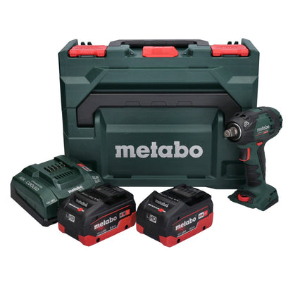 Metabo SSW 18 LTX 300 BL Visseuse à chocs sans fil 300Nm 1/2" Brushless 18V + 2x Batteries 8,0Ah + Chargeur + Coffret (602395840)