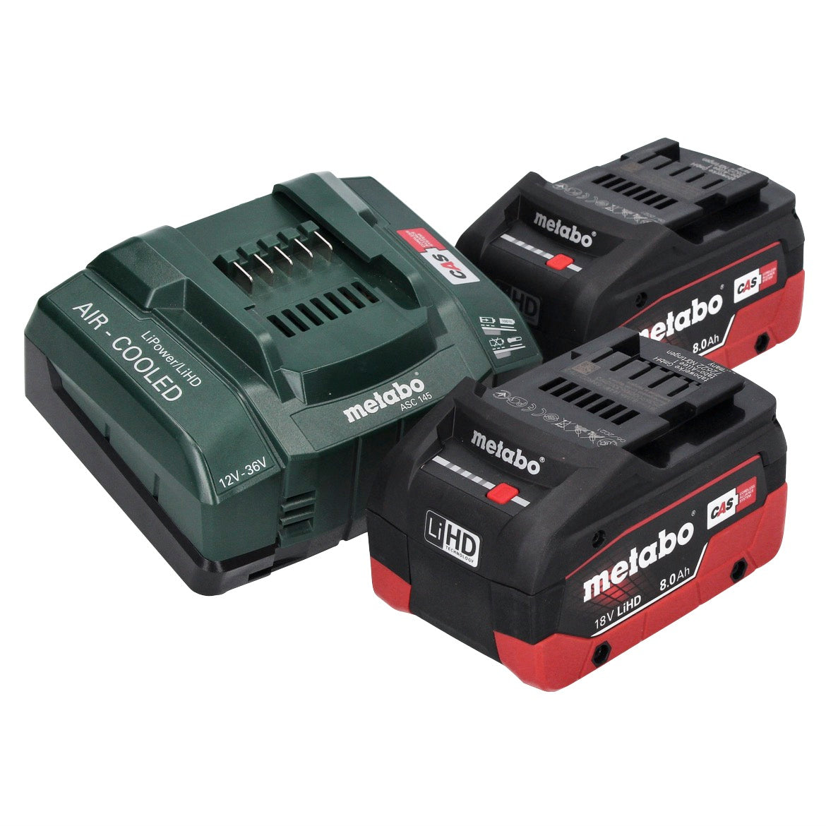 Metabo SSW 18 LTX 300 BL Akku Schlagschrauber 18 V 300 Nm 1/2" Brushless + 2x Akku 8,0 Ah + Ladegerät + metaBOX