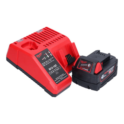 Milwaukee M18 CAG115XPDB-401M Akku Winkelschleifer 18 V 115 mm Brushless + 1x Akku 4,0 Ah + Ladegerät + M-Box