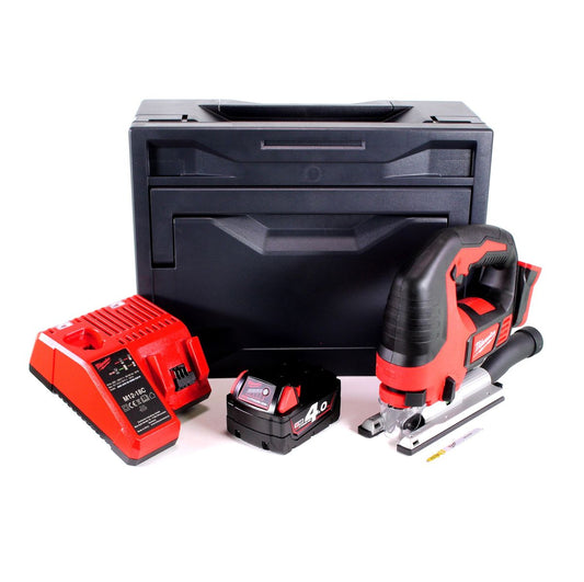 Milwaukee M18 BJS-401M Akku Stichsäge 18V + 1x Akku 4,0Ah + Ladegerät + M-Box