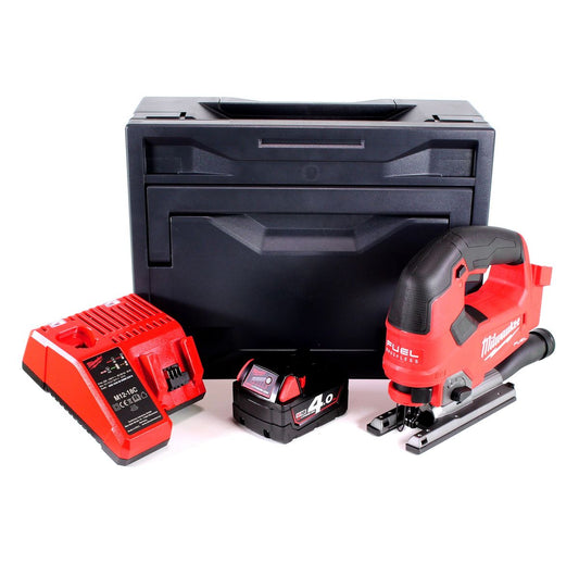 Milwaukee M18 FJS-401M Akku Stichsäge 18V Brushless + 1x Akku 4,0Ah + Ladegerät + M-Box