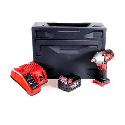 Milwaukee M18 BIW12-401M Akku Schlagschrauber 18V 240 Nm 1/2" + 1x Akku 4,0Ah + Ladegerät + M-Box