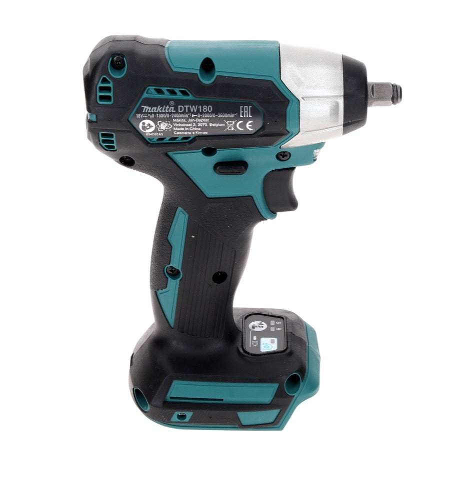 Makita DTW 180 Z Boulonneuse à chocs sans fil 18 V 180 Nm 3/8" Brushless Solo - sans batterie, sans chargeur