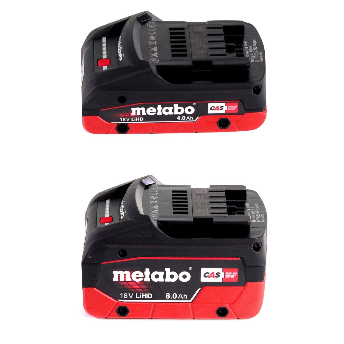 Metabo Basis Set LIHD + 2x Akku 4,0 Ah + 2x Akku 8,0 Ah + 2x Ladegerät + Metaloc