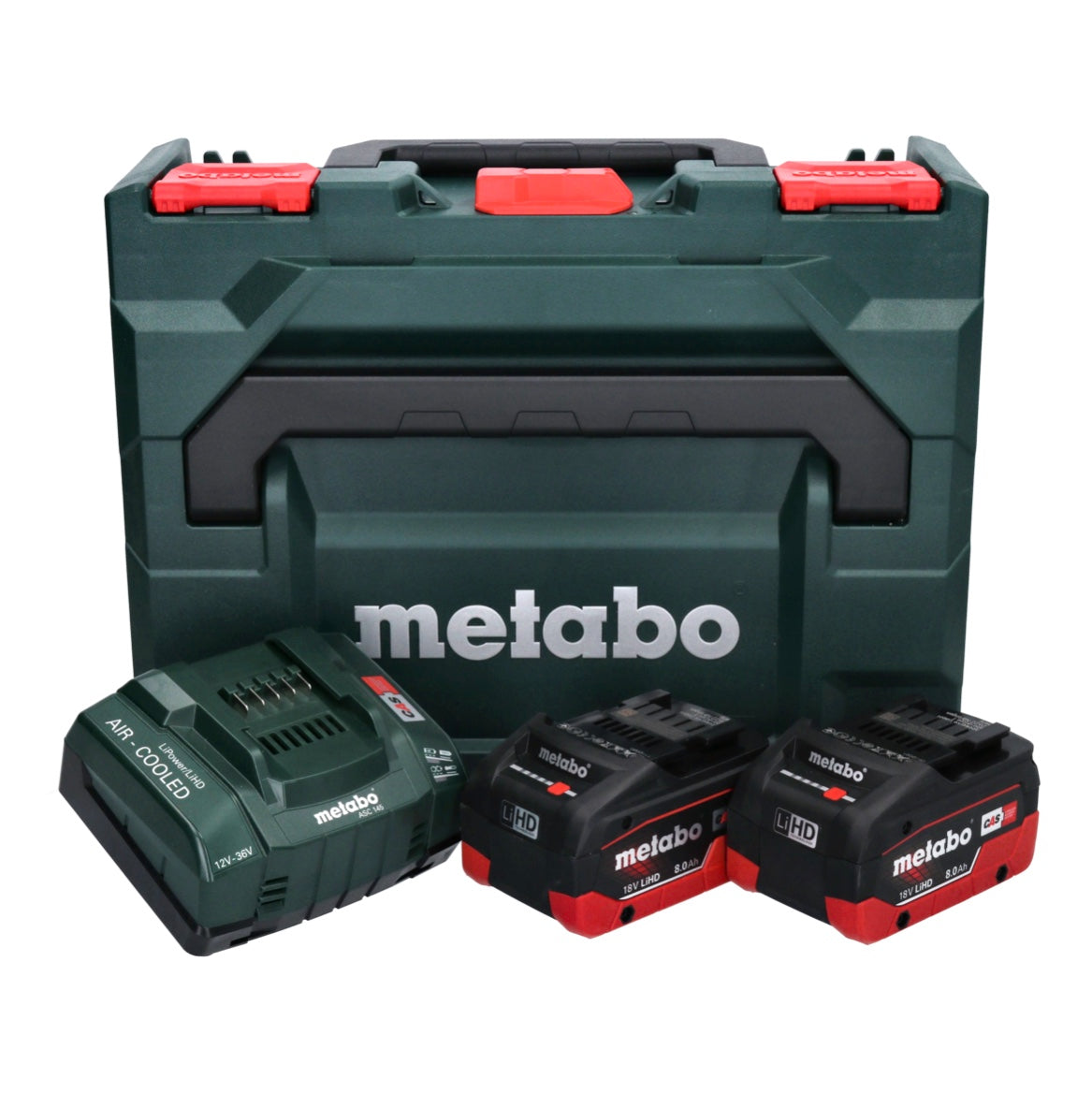 Metabo Basis Set LIHD + 2x Akku 8,0 Ah + Ladegerät + metaBOX ( 685131000 ) - Toolbrothers