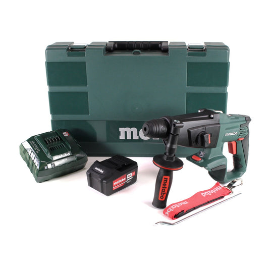 Marteau combiné à batterie Metabo KHA 18 LTX 18V + 1x batterie 5,2Ah + chargeur + mallette