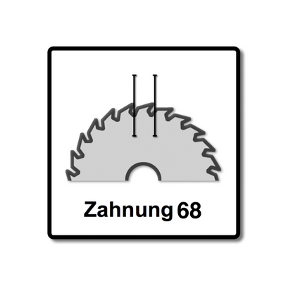 3x Festool Spezial Kreissägeblatt TF68 Alu Kunststoff 260 x 2,4 x 30 mm ( 494607 ) 260 mm 68 Zähne für KS 88 120 - Toolbrothers