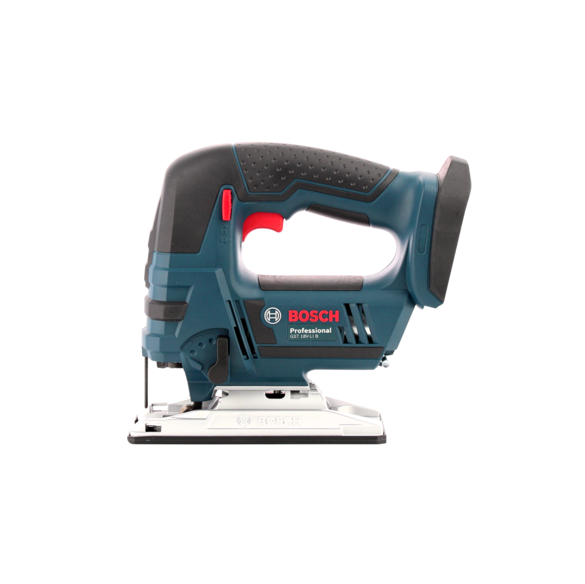 Bosch GST 18 V-LI S Akku Stichsäge 18V + Stichsägeblatt Set 15tlg. + 1 x Akku 2,0Ah + L-Boxx - ohne Ladegerät