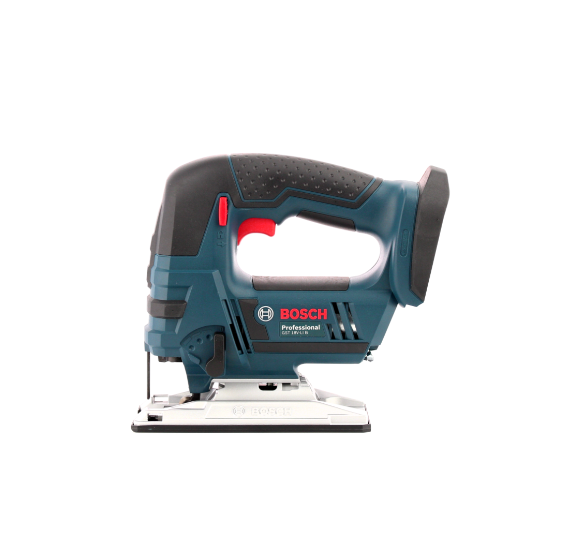 Bosch GST 18 V-LI S Akku Stichsäge 18V + Stichsägeblatt Set 15tlg. + 1 x Akku 2,0Ah + L-Boxx + Ladegerät