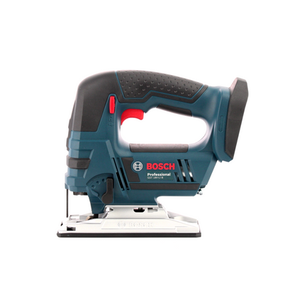 Bosch GST 18 V-LI S Akku Stichsäge 18V + Stichsägeblatt Set 15tlg. + 2 x Akku 2,0Ah + L-Boxx + Ladegerät