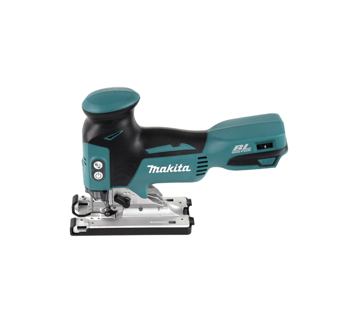 Makita DJV 181 STJ Akku Pendelhubstichsäge 18V Brushless + 2x Akku 5,0Ah + Bosch 15tlg. Stichsägeblatt Set + Makpac + Ladegerät