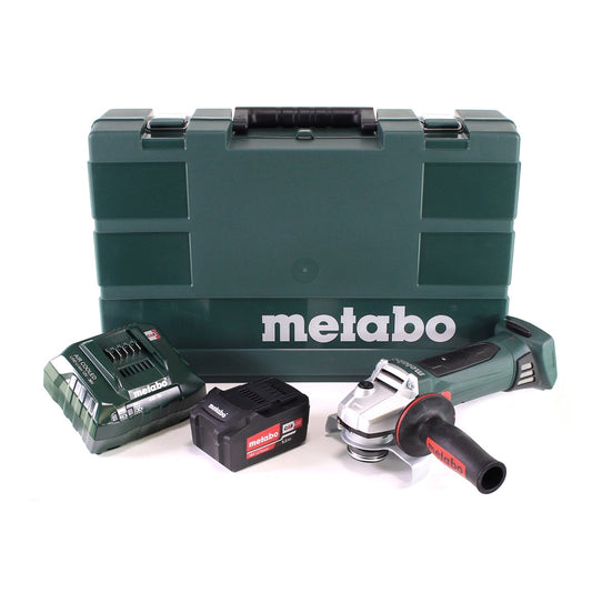 Metabo W 18 LTX 125 Meuleuse d'angle rapide 18V 125mm + 1x batterie 5,2Ah + chargeur + mallette