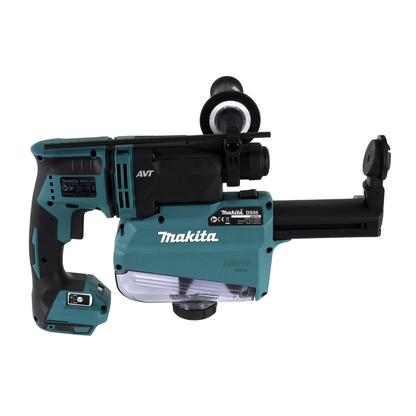 Makita DHR 182 ZW Akku Bohrhammer 18V 1,7J SDS-plus Brushless Solo + DX05 Staubabsaugung - ohne Akku, ohne Ladegerät