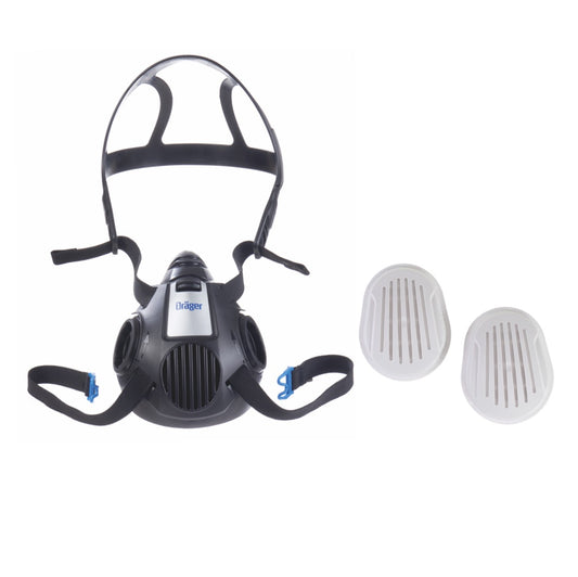 Dräger X-plore 3500 M Demi-masque respiratoire pour filtre à baïonnette de taille M - sans Filtre