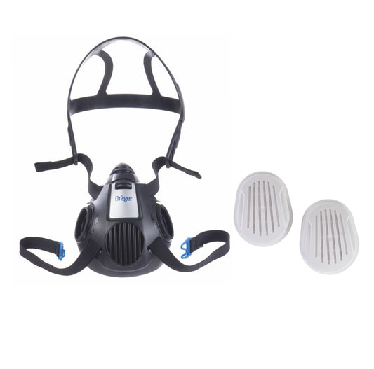 Dräger X-plore 3500 S Demi-masque respiratoire pour filtre à baïonnette de taille S - sans Filtre