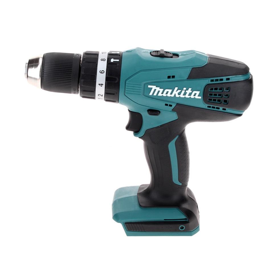 Makita HP 457 DW ( G-Serie ) Akku Schlagbohrschrauber 18 V 42 Nm + 1x Akku 1,5 Ah + Ladegerät + Koffer