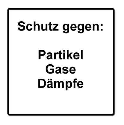 Dräger X-plore 3300 S Atemschutz Maske Halbmaske für Bajonettfilter Größe S + 2x X-plore A2 Gasfilter Bajonettfilter ( 6738873 )