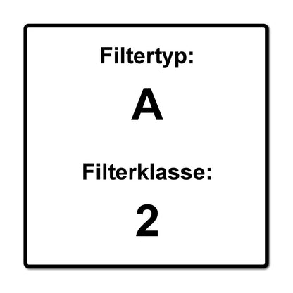 Dräger X-plore A2 Gasfilter 20 Stück Bajonettfilter für X-plore 3300 3500 5500 ( 6738873 )