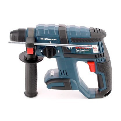 Bosch GBH 18 V-EC Akku Bohrhammer 18V 1,7J SDS-plus Brushless + 1x Akku 5,0Ah + Ladegerät + Zubehör Steckdosenbohrkronen + L-Boxx