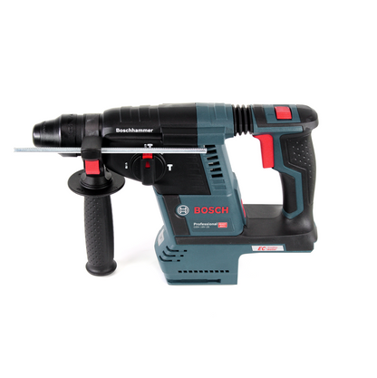 Bosch GBH 18V-26 Akku Bohrhammer 18V 2,6J SDS plus Brushless + 1x Akku 5,0Ah + Ladegerät + Zubehör Steckdosenkronen + L-Boxx