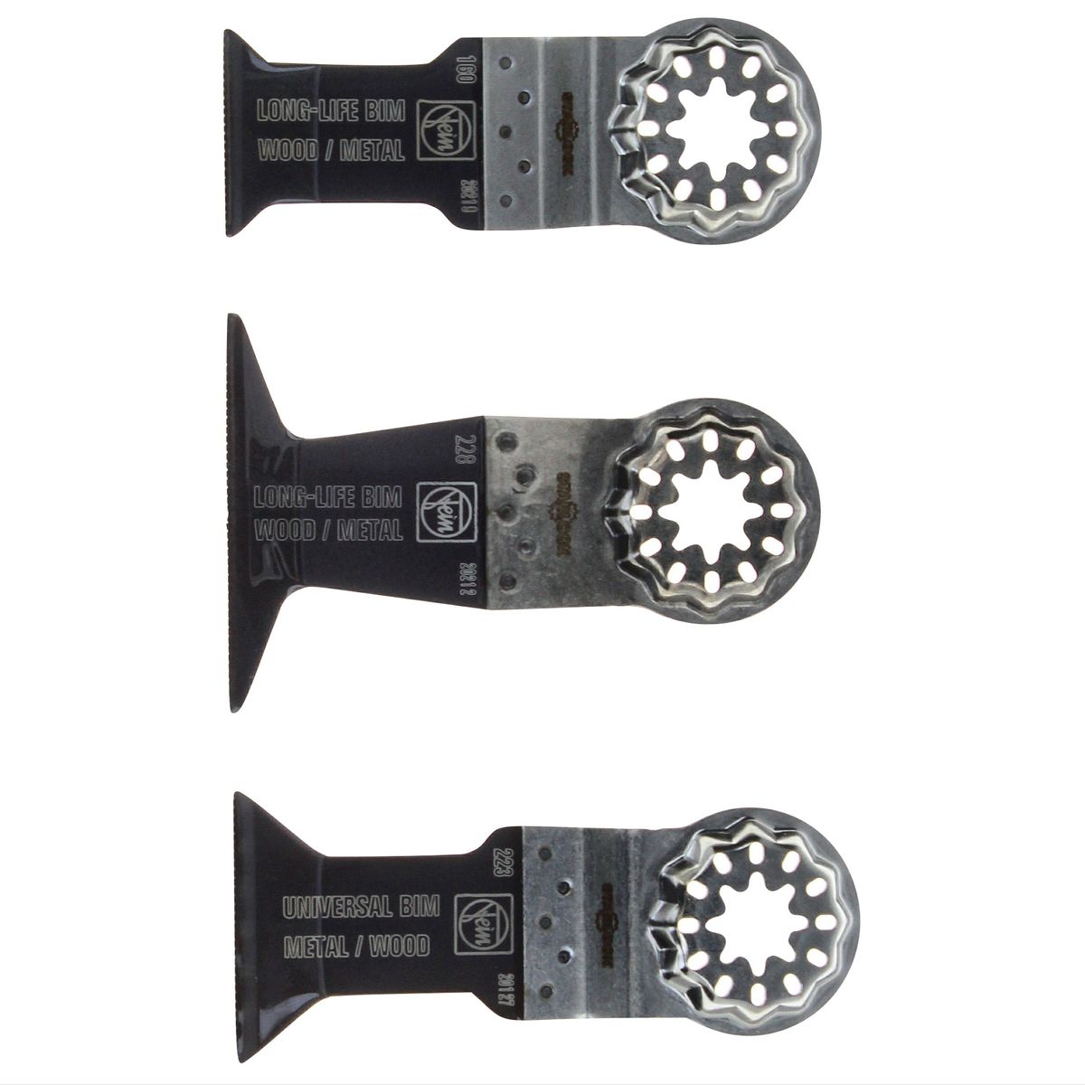 FEIN E-Cut Combo Wood & Metal Starlock Sägeblätter Set 3 tlg. ( 35222967100 ) für Holz und Metall - Toolbrothers