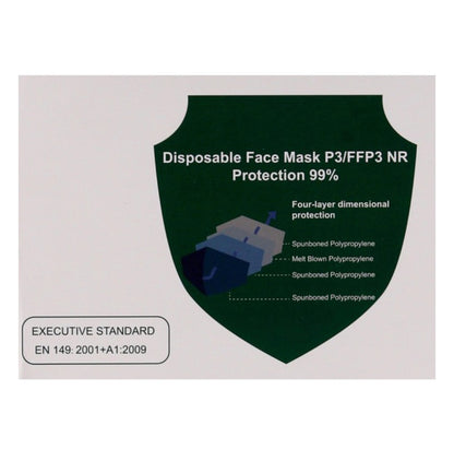 FFP3 Atemschutzmaske 4-Schichten 1Stk. EN149 2001 A1:2009