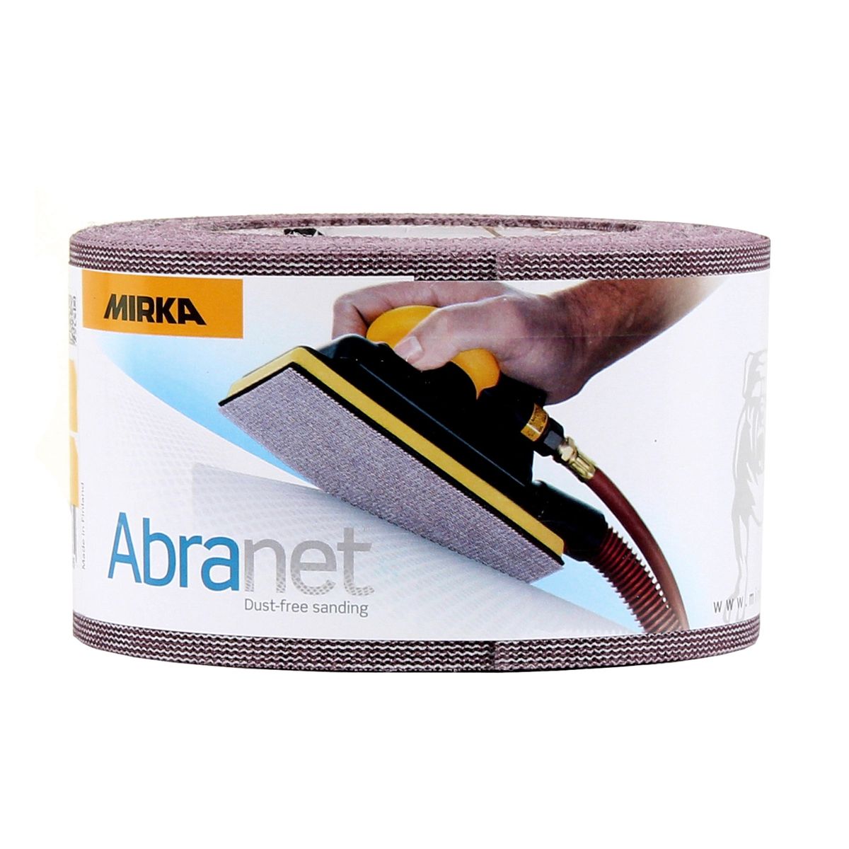 Mirka ABRANET Schleifpapier Rolle 75mm x 10m P180 Schleifrolle Klett ( 545BI001183R )