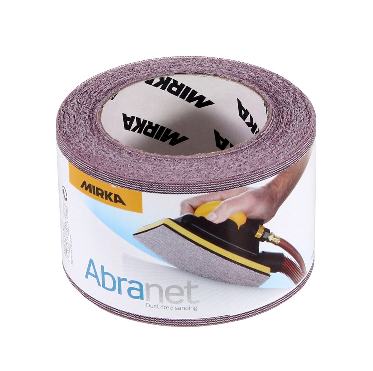 Mirka ABRANET Rouleau d'Abrasif  Velcro 75 mm x 10 m P400 (545BI001413R)