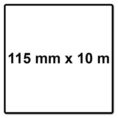 Mirka ABRANET Rouleau de papier abrasif 115 mm x 10 m P120  Klett (545BY001123R)