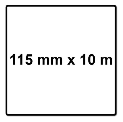 Mirka ABRANET Rouleau de papier abrasif 115 mm x 10 m P180 Klett (545BY001183R)