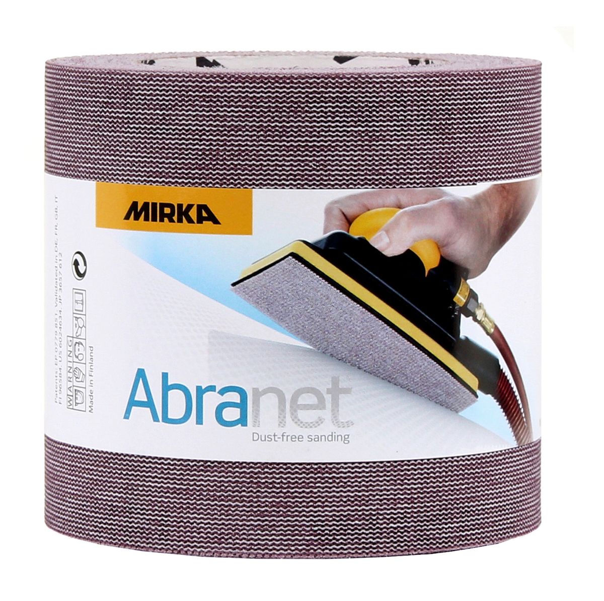 Mirka ABRANET Schleifpapier Rolle 115mm x 10m P240 Schleifrolle Klett ( 545BY001253R )