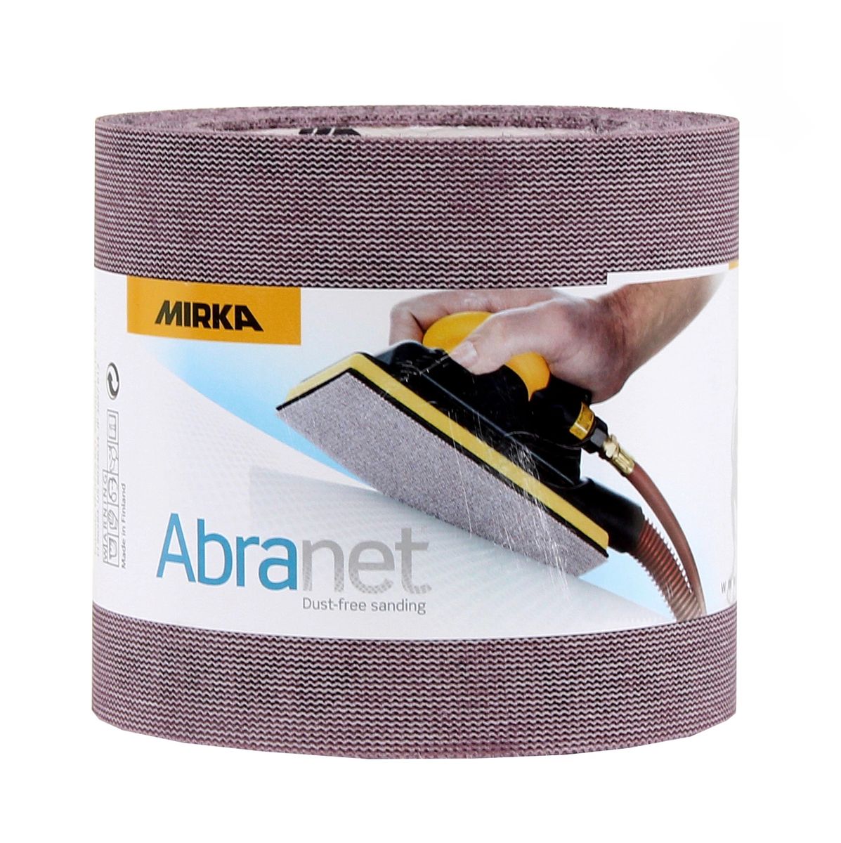 Mirka ABRANET Schleifpapier Rolle 115mm x 10m P320 Schleifrolle Klett ( 545BY001323R )