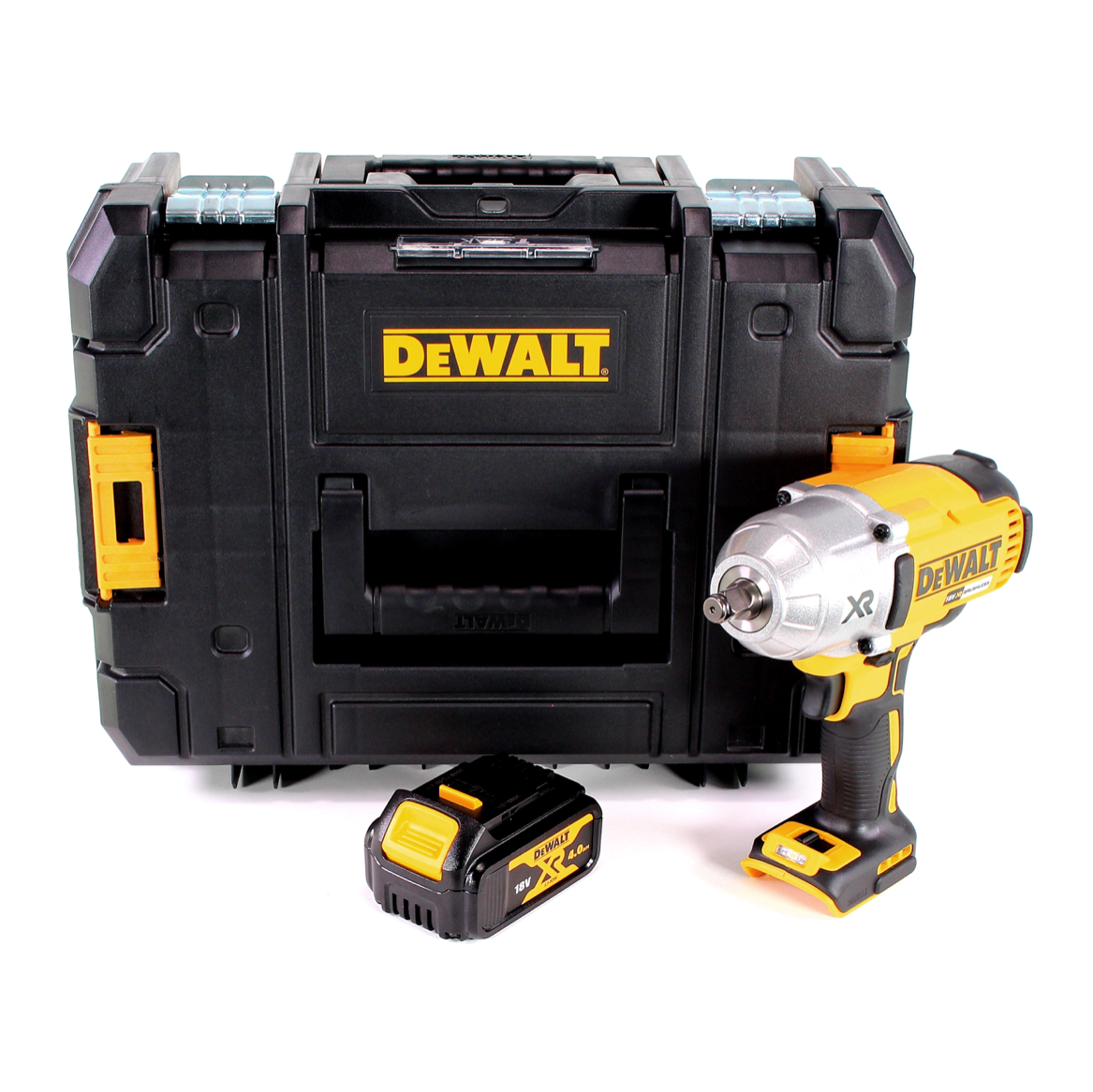 Dewalt DCF 899 HT Akku Schlagschrauber 1/2" 18V 950Nm Brushless HOG-Ring + 1x Akku 4,0Ah + TSTAK - ohne Ladegerät