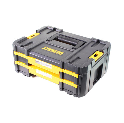 DeWalt DWST 1-70706 TSTAK IV Werkzeugbox + DT 70716 TSTAK CADDY Box für 5x ToughCases und 4x Tac Tac Box + Bit und Steinbohrer FlexTorq Set 75-tlg.