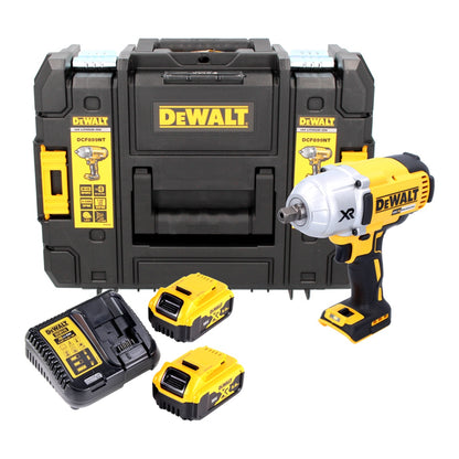 DeWalt DCF 899 P2 Akku Schlagschrauber 18 V 950 Nm 1/2" Brushless + 2x Akku 5,0 Ah + Ladegerät + TSTAK