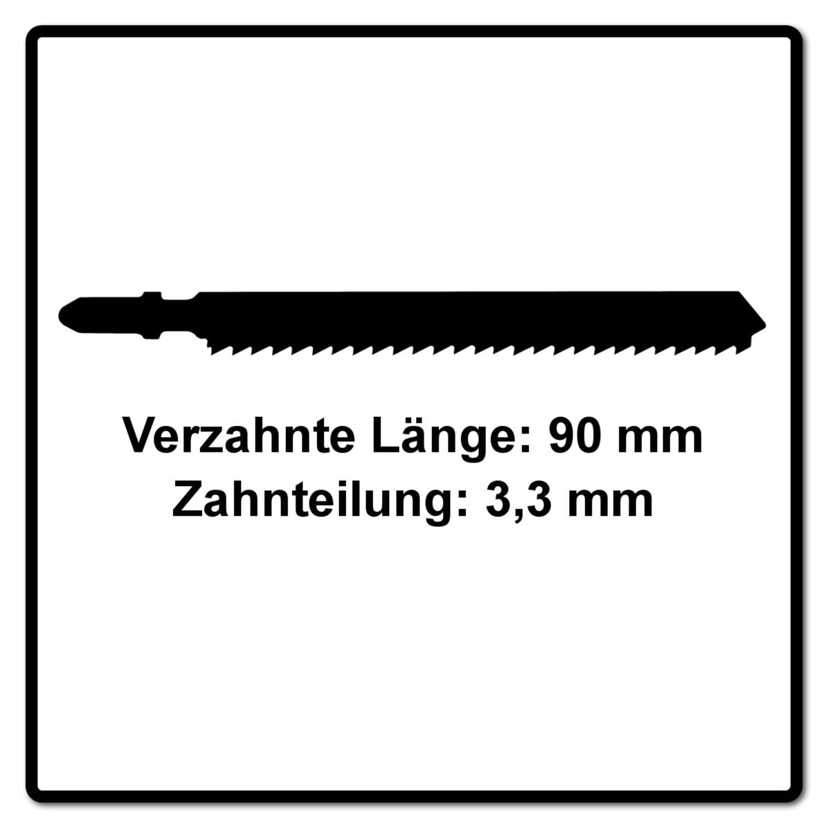 Festool HM 90/3,3/1 Plastics Laminate Stichsägeblatt 90 mm 1x ( 204269 ) für Laminat- und melaminharzgebundene Platten