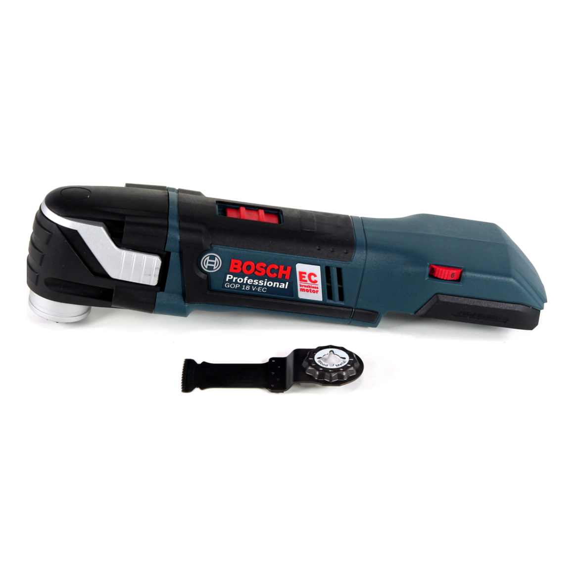 Bosch GOP 18 V-EC Couteau multi-batterie 18 V Starlock brushless Solo + Starlock Set Best of Renovation 5 pièces. - sans batterie, sans chargeur