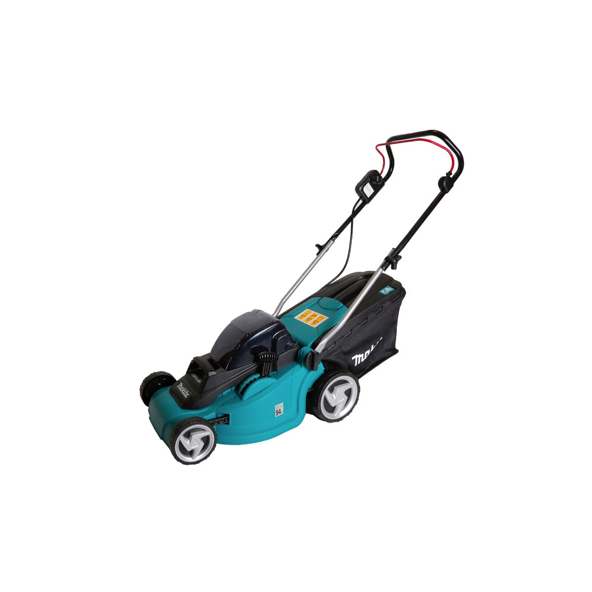 Makita DLM 380 RF2 tondeuse à gazon à batterie 36V (2x18V) 38cm + 2x batterie 3,0 Ah + chargeur