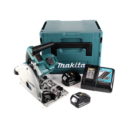 Makita DSP 600 RM Akku Tauchsäge 36V (2x18V) 165 mm Brushless + 2x Akku 4,0Ah + Ladegerät