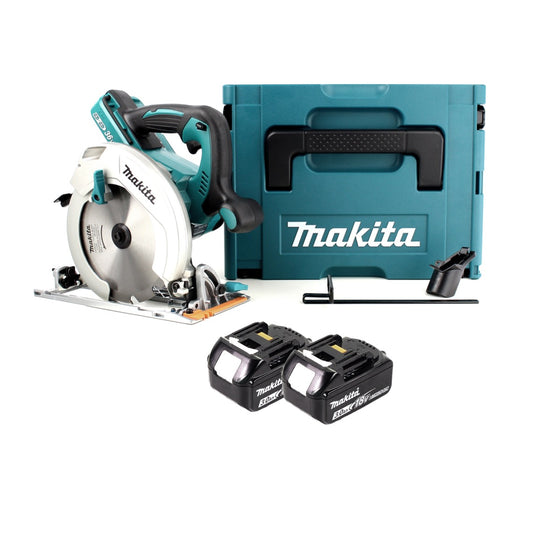 Makita DHS 710 FJ 36V Li-Ion Scie circulaire sans fil 190 mm + 2x Batteries 3.0Ah + Makpac - sans chargeur