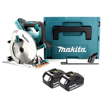 Makita DHS 710 TJ 36V Akku Li-Ion Handkreissäge 190 mm + 2x Akku 5,0Ah + Makpac - ohne Ladegerät