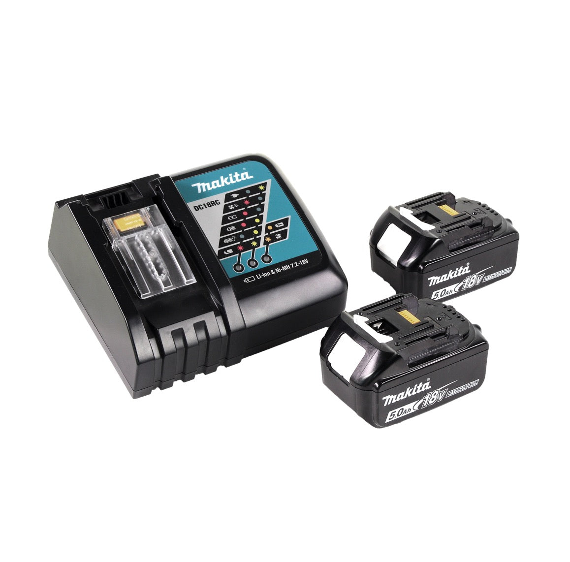 Makita DUB 362 RT Souffleur de feuilles sans fil 2x18V + 2x Batteries 5.0Ah + Chargeur