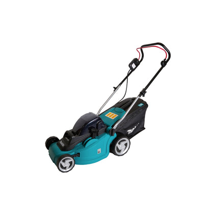 Makita DLM 380 RG2 tondeuse à gazon à batterie 36V (2x18V) 38cm + 2x batterie 6,0Ah + chargeur