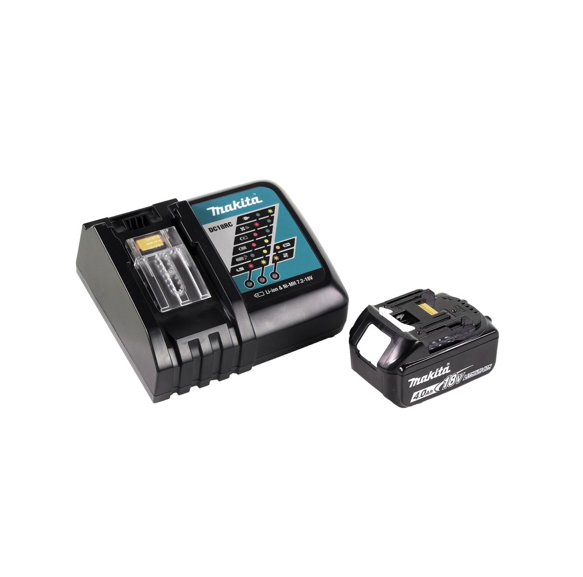 Makita DUT 130 RM1 Mixeur sans fil 18V M14 brushless + 1x Batterie 4.0Ah + Chargeur