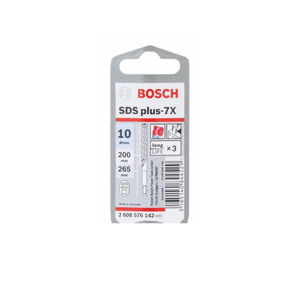 Bosch SDS-plus 7X Foret en carbure 10x200x265 mm, certifié PGM ( 2608576142 )