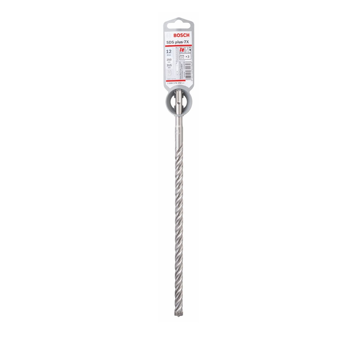 Bosch SDS-plus 7X Foret en carbure 12x250x315 mm, certifié PGM ( 2608576152 )